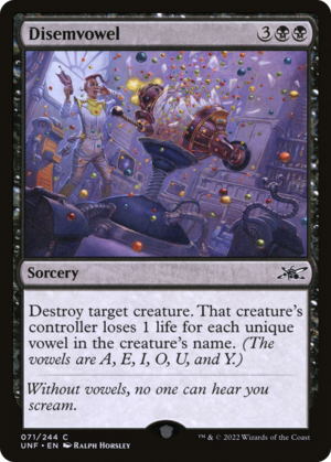 Disemvowel
