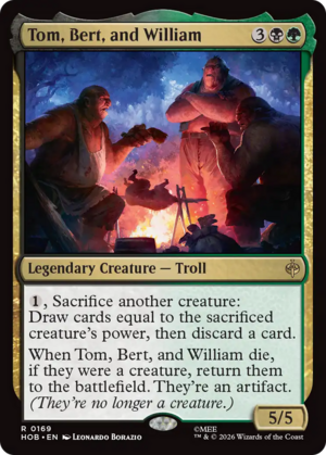 Tom, Bert, and William