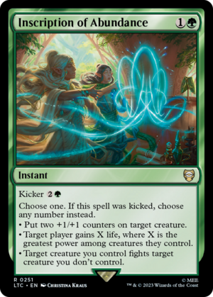 Inscription of Abundance