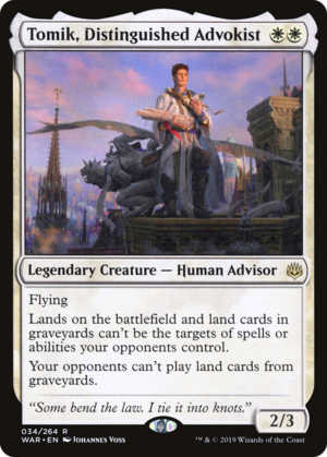 Tomik, Distinguished Advokist