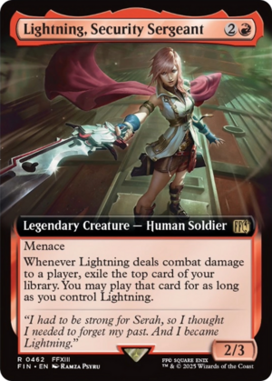 Lightning, Security Sergeant