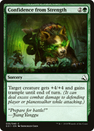 Confidence from Strength