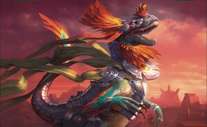 dinosaur guy that makes me shuffle alot