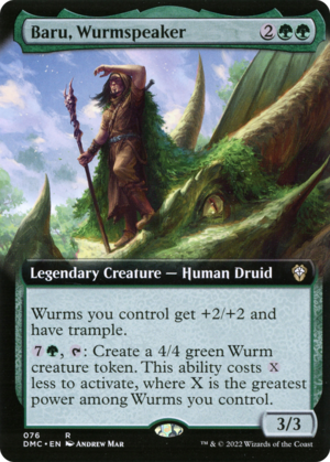 Baru, Wurmspeaker
