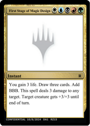 First Stage of Magic Design
