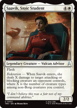 Saavik, Stoic Student