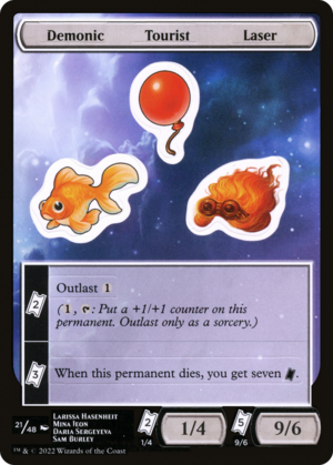 Demonic Tourist Laser