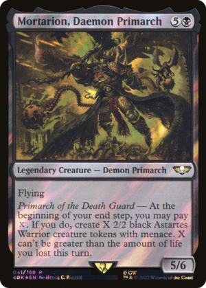 Mortarion, Daemon Primarch