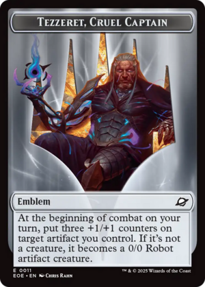 Tezzeret, Cruel Captain Emblem