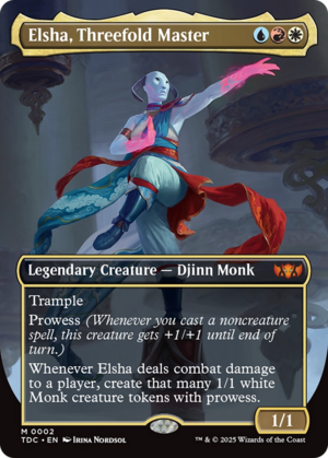 Elsha, Threefold Master