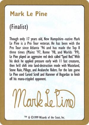 Mark Le Pine Bio