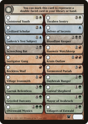 Innistrad Checklist