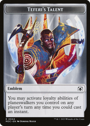 Teferi's Talent Emblem