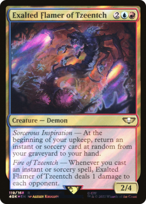 Exalted Flamer of Tzeentch