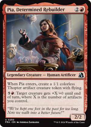Pia, Determined Rebuilder