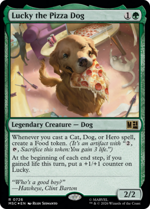 Lucky the Pizza Dog