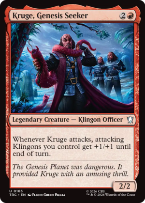 Kruge, Genesis Seeker