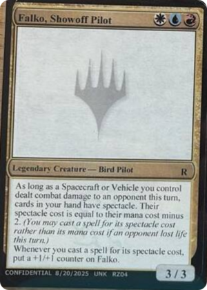 Falko, Showoff Pilot