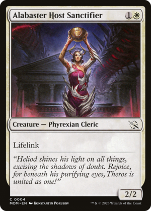 Alabaster Host Sanctifier