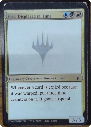 Frie, Displaced in Time