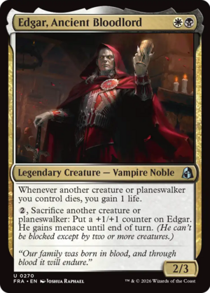 Edgar, Ancient Bloodlord
