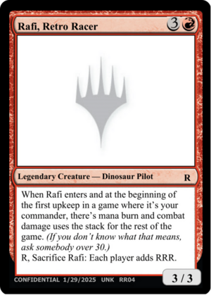 Rafi, Retro Racer