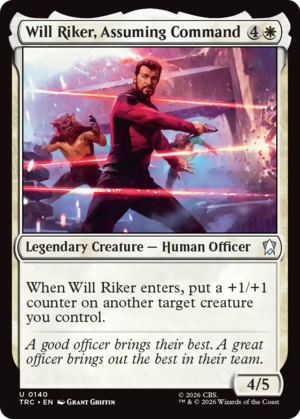 Will Riker, Assuming Command