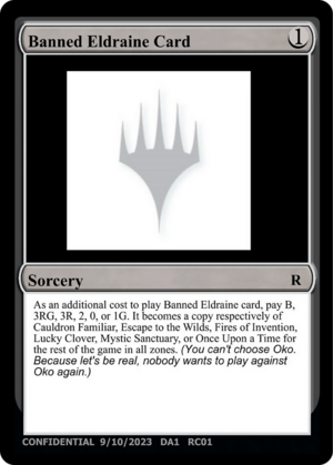 Banned Eldraine Card