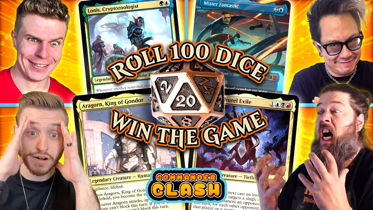 First to Roll 100 Dice Wins! | Commander Clash S20 E13
