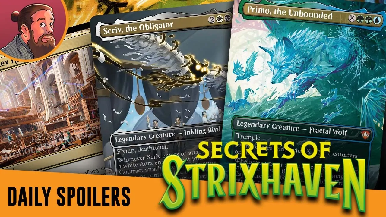 Secrets of Strixhaven Spoilers — April 1 | All FIVE commander decks!