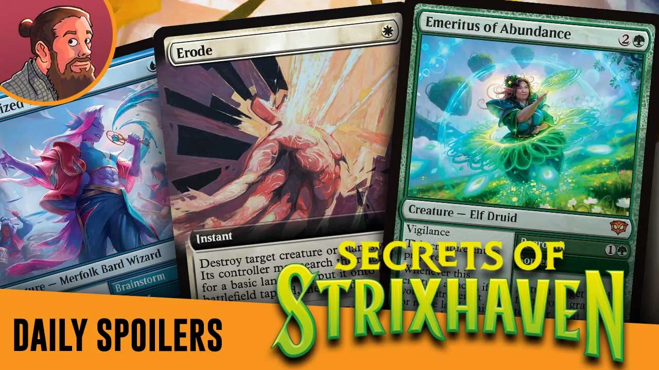 Secrets of Strixhaven Spoilers — April 4-6 | Green Emeritus, Blue Paradigm and more!