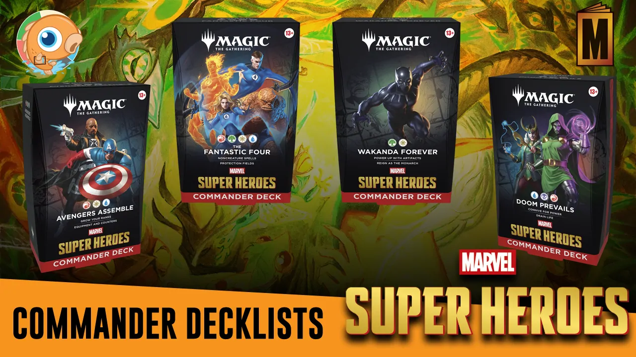 Marvel Super Heroes Commander Decklists