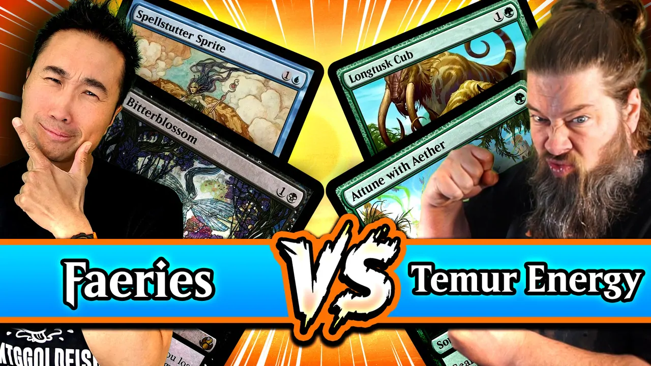Faeries (2008) vs. Temur Energy (2017) | Best Standard Deck Ever Top 64