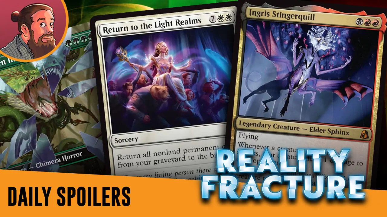 Reality Fracture Spoilers — September 8 | Jace Planeswalker Token, Elder Sphinges and Green Obliterator!